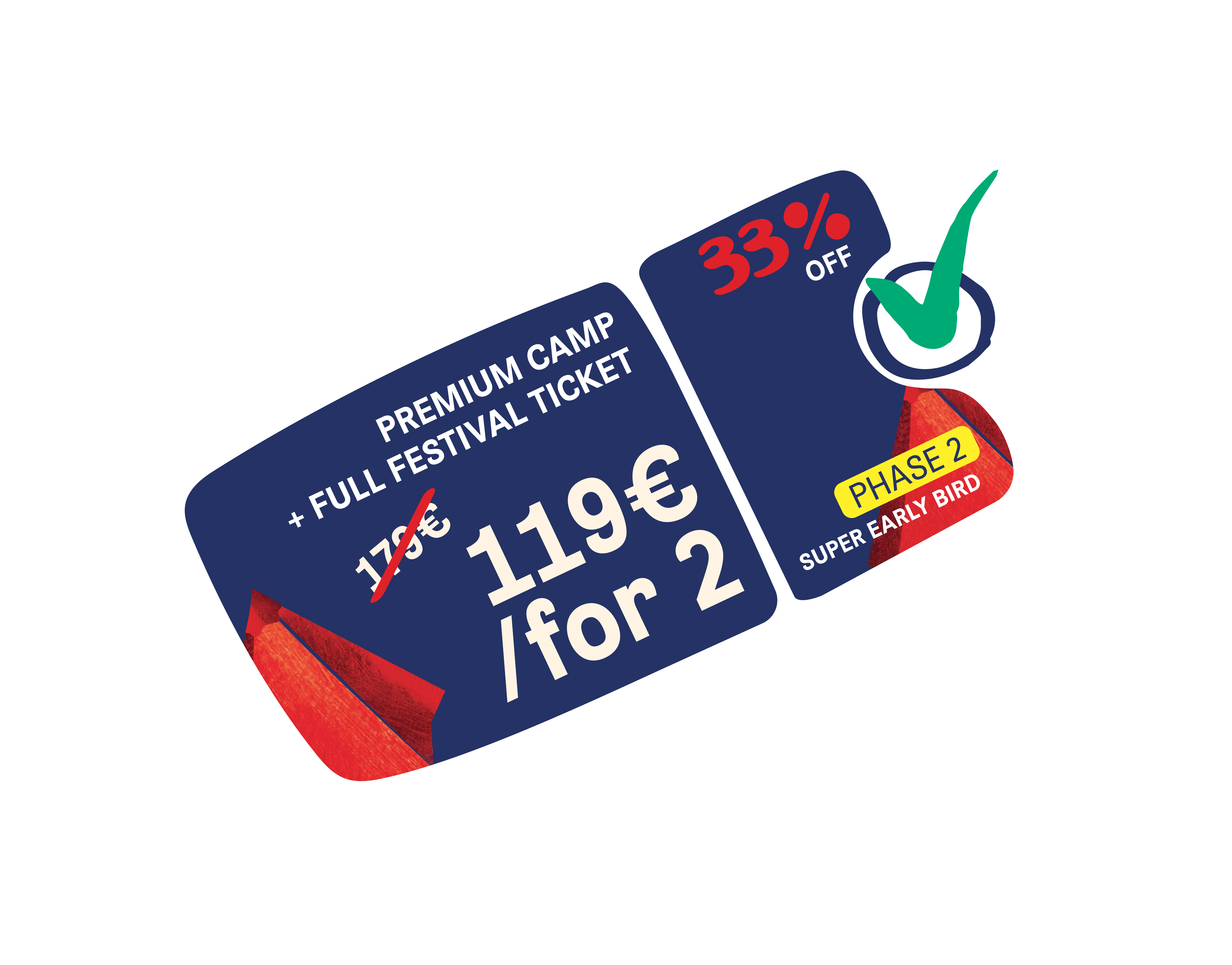Premium Camping + Full Festival Ticket